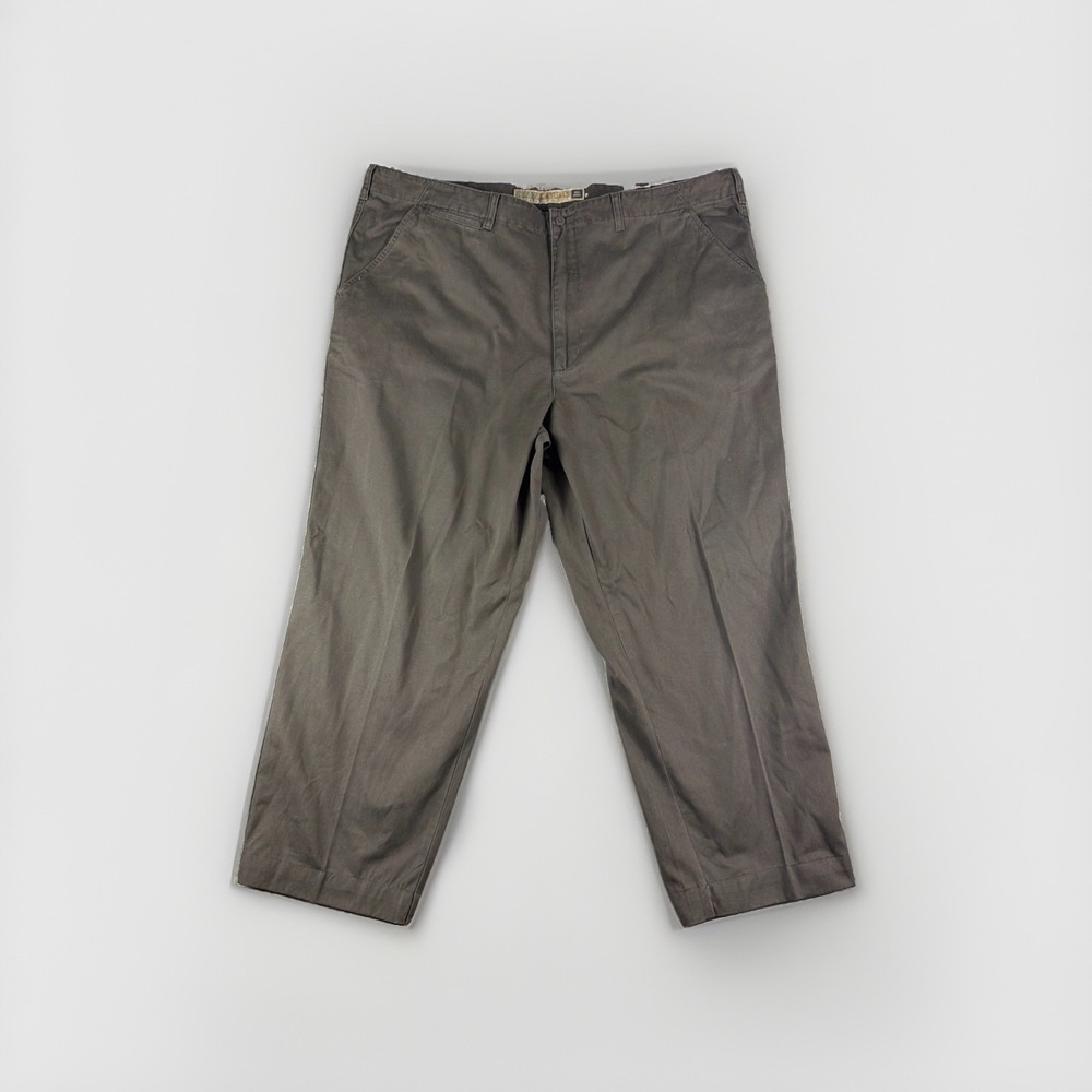 Cabela's casual khakis, grey, cotton, men's 46x28